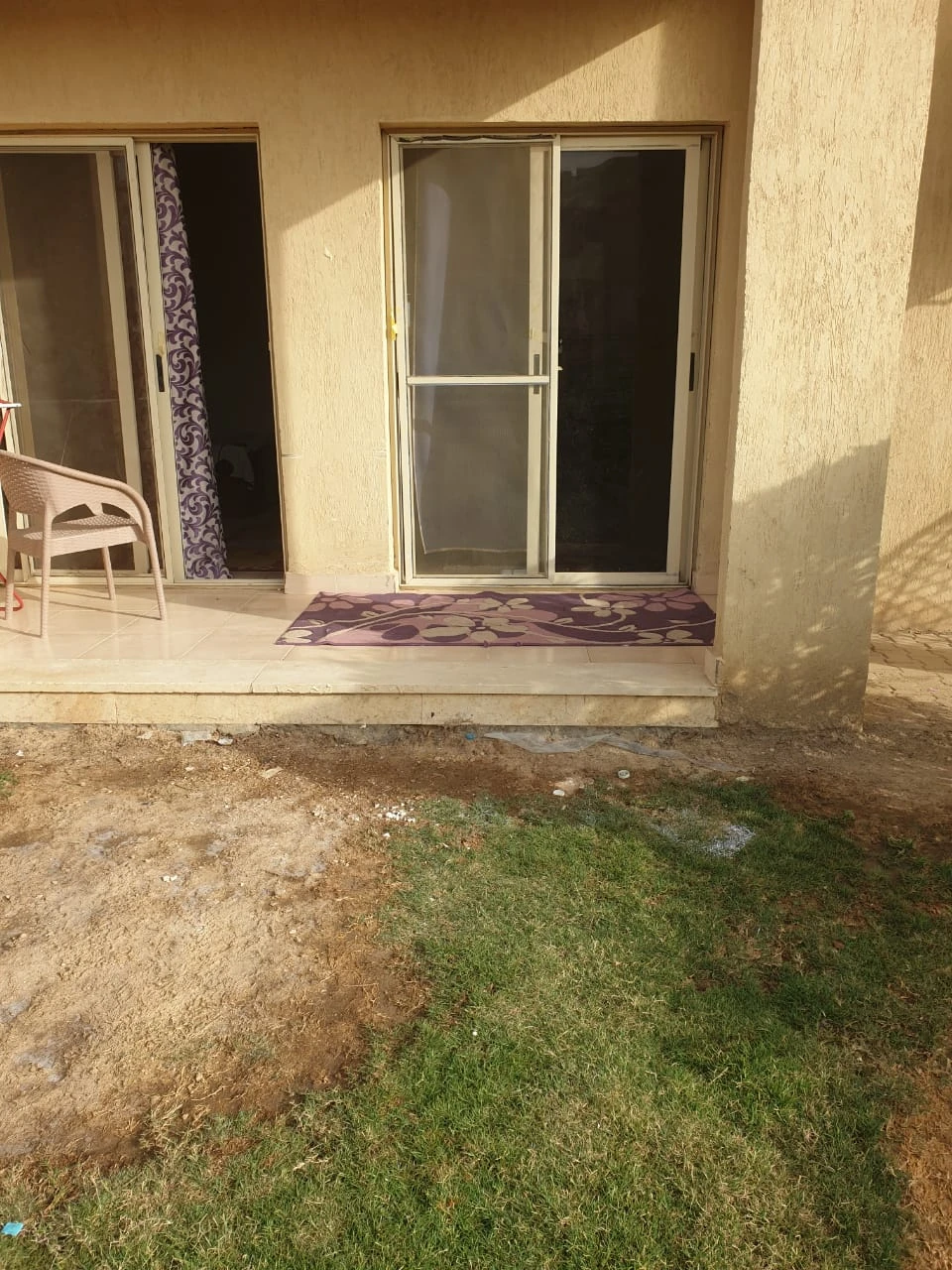 في لاسرينا استلم فورا شالية ارضي بجاردن بالفرش