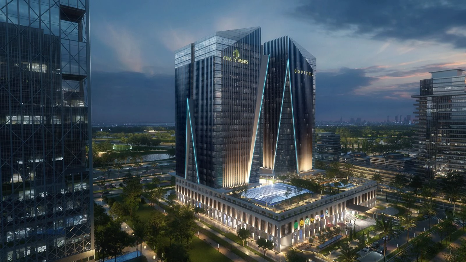 امتلك محل ف العاصمة الإدارية صف اول الابراج-عقارات-تيطاوي